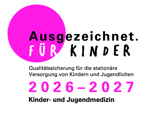 Ausgezeichnet für Kinder, Qualitätssicherung für die stationäre Versorgung von Kindern und Jugendlichen, 2026-2027, Kinder- und Jugendmedizin.